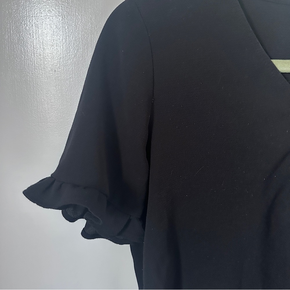 Cece Black Button Down Blouse - image 2